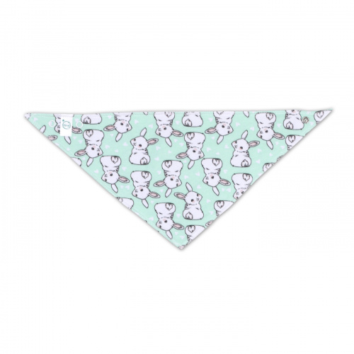 Нагрудник кролики/мята