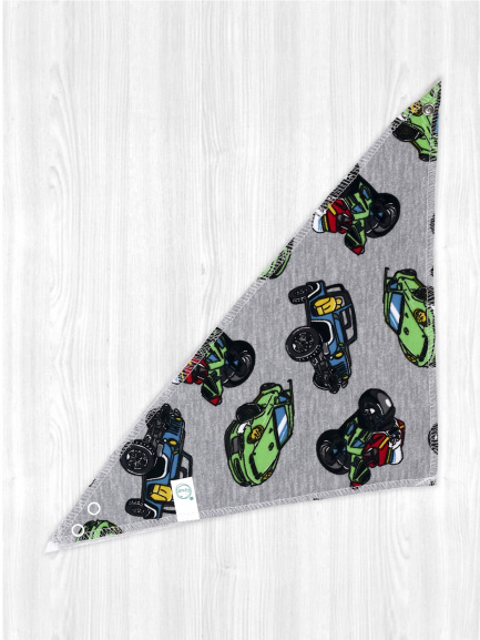 Нагрудник машинки/серый