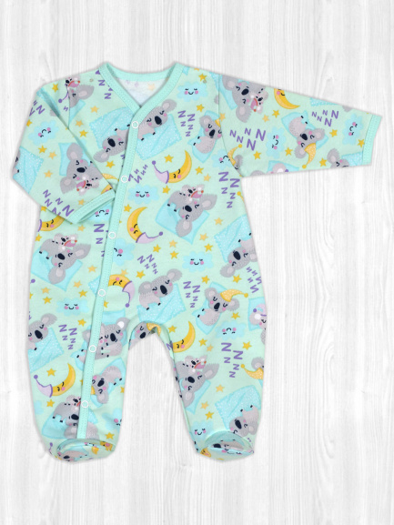 Комбинезон футер коала/месяц