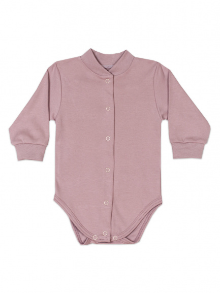 Боди для новорожденных бурый однотон