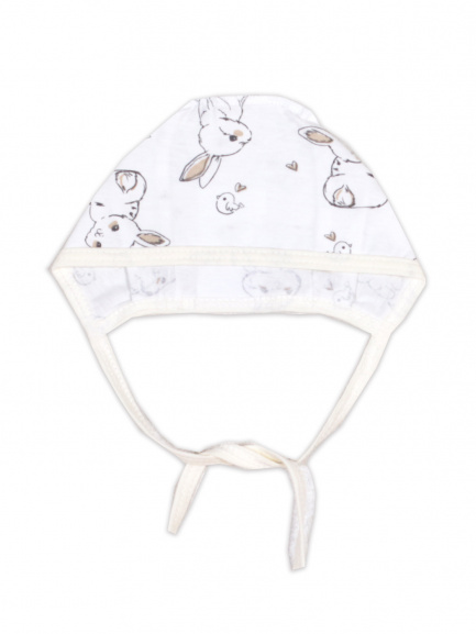 Чепчик детский трикотажный зайчики/побегайчики
