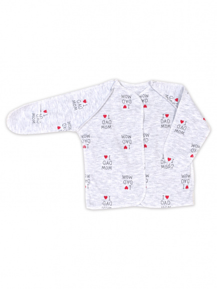 Распашонка о/з рук. на кнопках интерлок