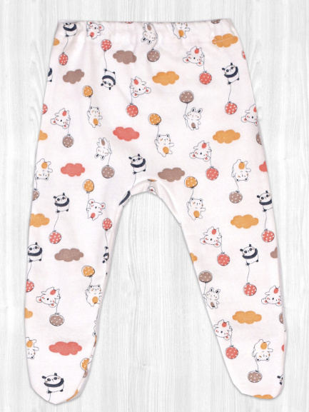 Ползунки на резинке коала/персик