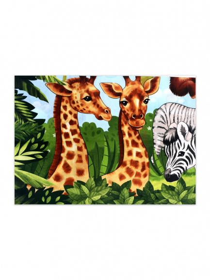 Наволочка 40*60см Африка