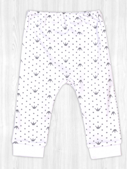 Ползунки на рибане короны/серебро