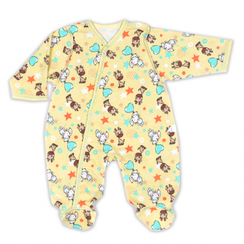 Комбинезон интерлок флайзай/желтый