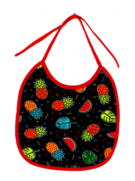 Нагрудник с завязками ананас