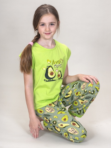 Пижама ПЖТ-54 авокоты/дружба