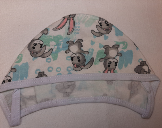 Чепчик зайки попрыгайки /белый