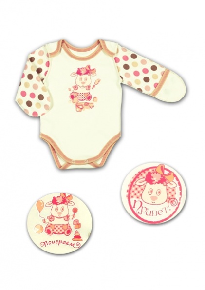 Боди для новорожденных Овечка