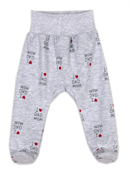 Ползунки детские Крошка на рибане люблю/папу