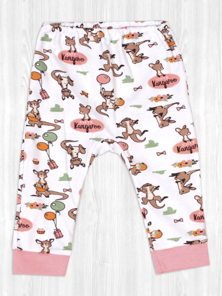 Ползунки на рибане кенгуру