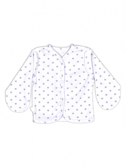 Кофта для новорожденного Крошка звезды/серый