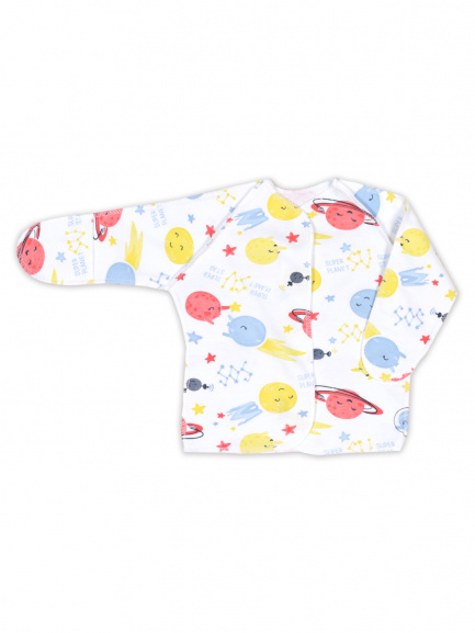 Распашонка о/з рук. на кнопках интерлок