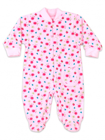 Комбинезон велюр без капюшона