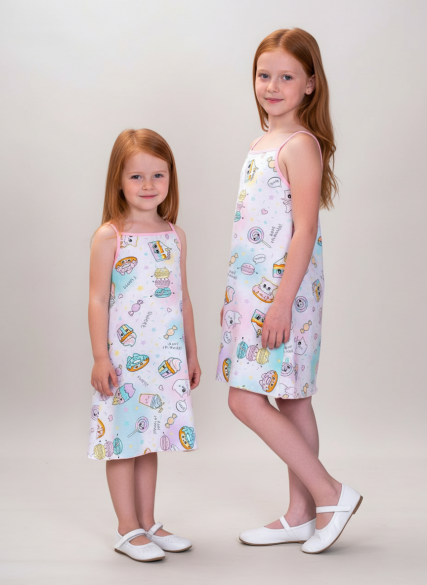 Ночная сорочка для девочки пышки/эскимо