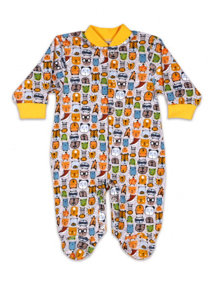 Комбинезон интерлок мордочки