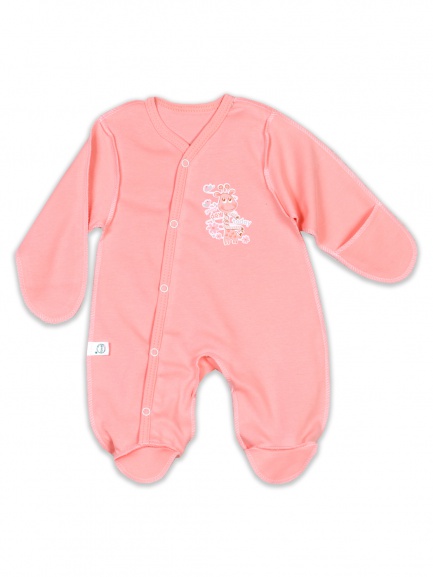 Комбинезон "Крошка" персик