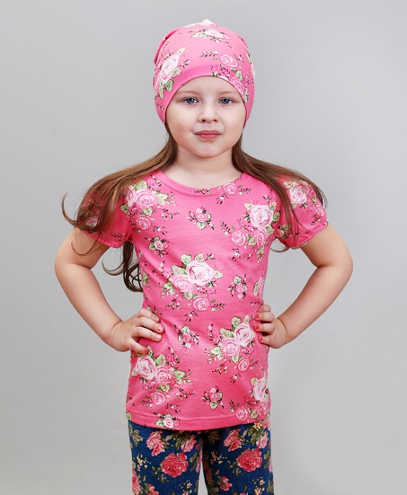 Шапка Розовая