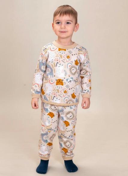 Пижама ПЖТ-209 кошки/жирафы