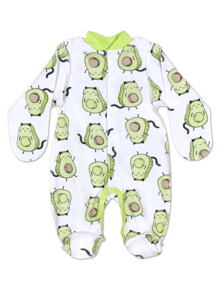Комбинезон "Крошка" кот/авокадо