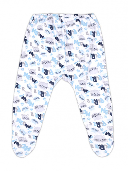 Ползунки детские на резинке Котик/мяу