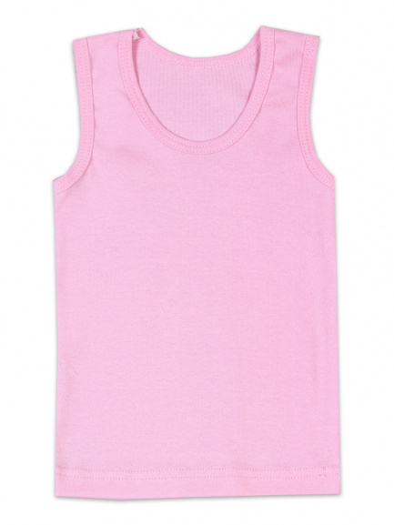 Майка для девочки однотонная