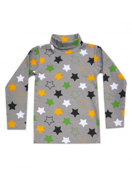 Бадлон Звёзды бежевый/черный