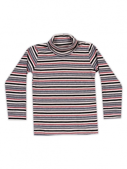 Бадлон однотонный серый/черный