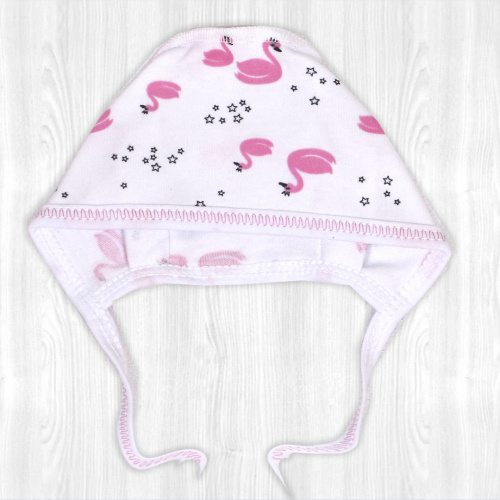 Чепчик "Крошка" лебеди