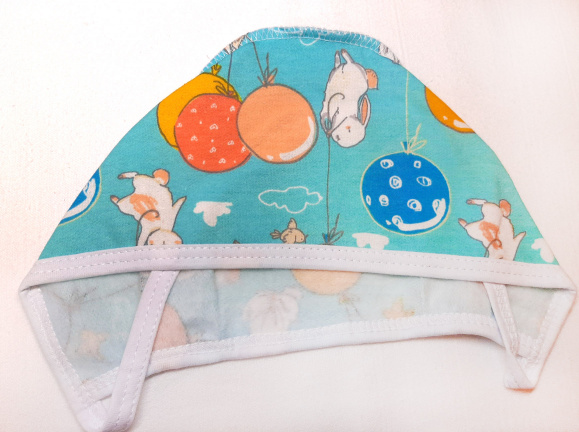 Чепчик зайки и шарики/ментол