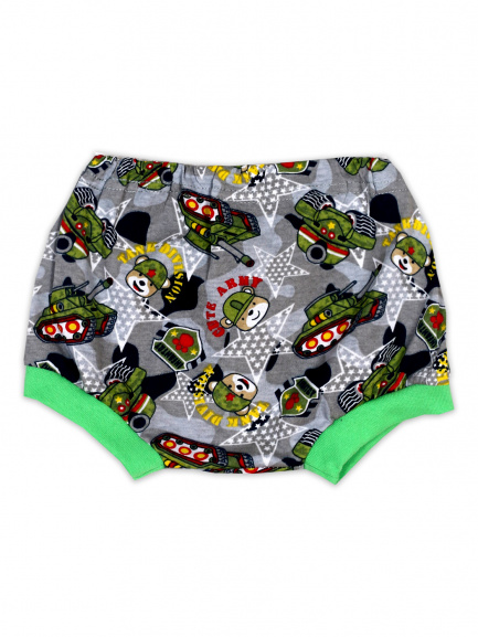 Трусы под подгузник танки/серый