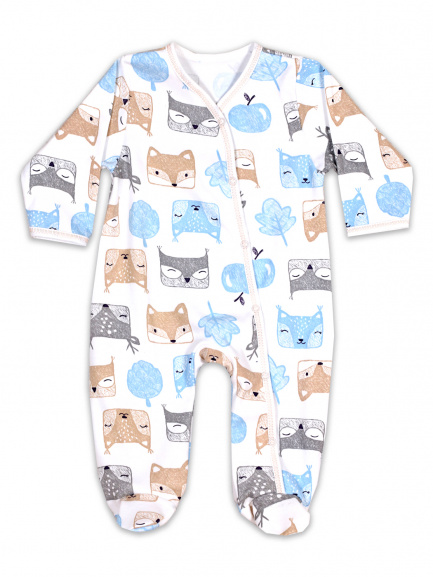 Комбинезон интерлок лесные/обитатели