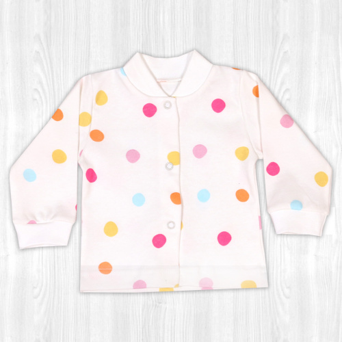 Кофта для новорожденного горошки/разные