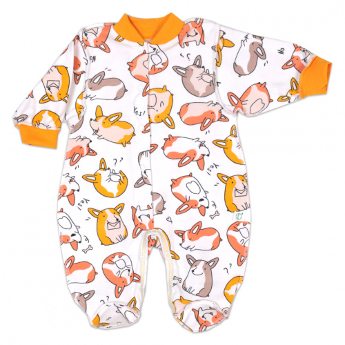 Комбинезон интерлок корги/милые