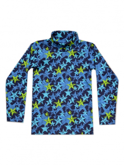 Бадлон Звёзды синий/зеленый