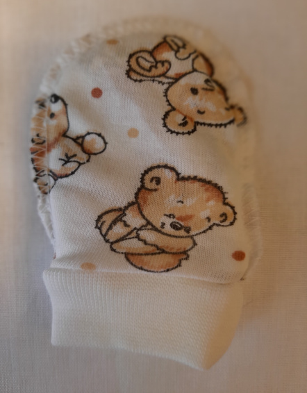 Рукавички медвежонок бежевый