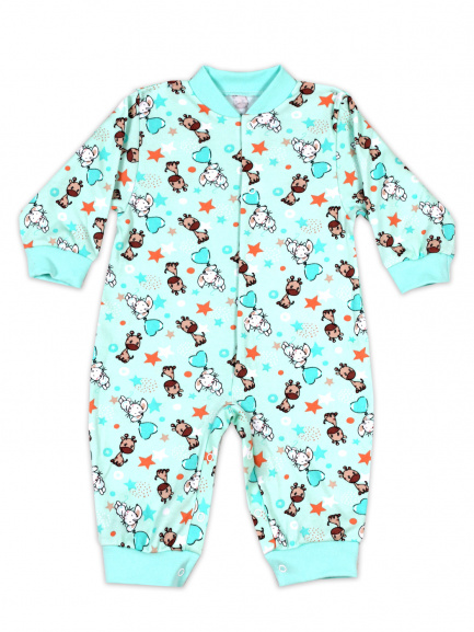 Комбинезон интерлок Флайзай/ментол