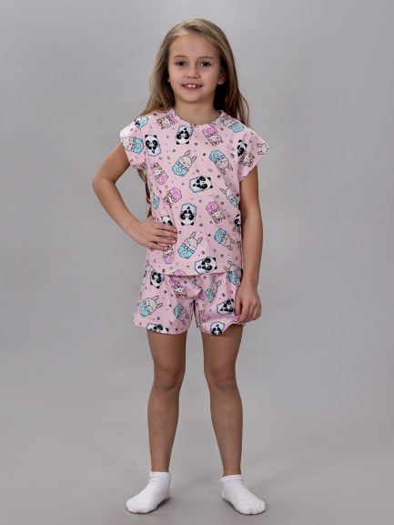 Пижама для девочки футболка+шорты