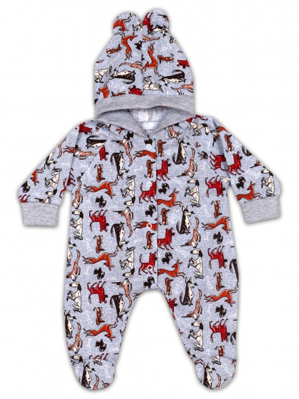 Комбинезон с ушками собаки/оранж