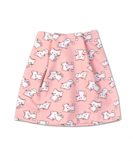 Шапка розовые котики