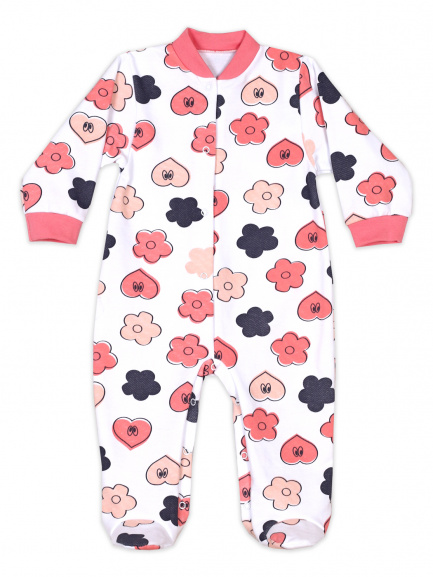 Комбинезон начес цветики