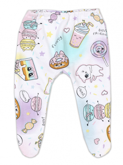 Ползунки на резинке ППг88 (ПрНЧ14ТУ) котик пончик