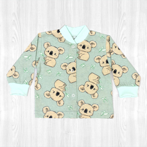 Кофта детская на кнопках коала