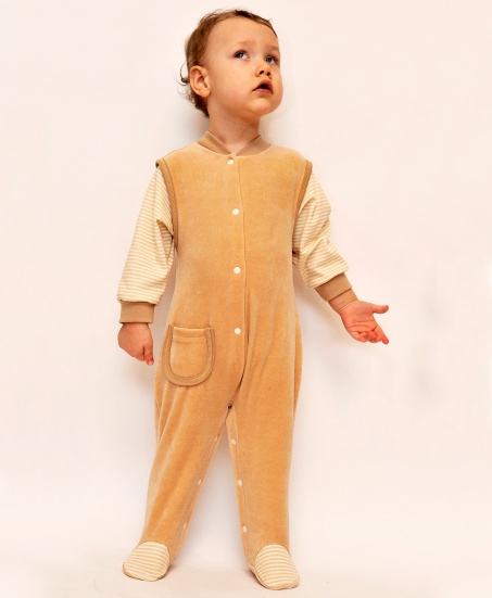 Комбинезон велюр