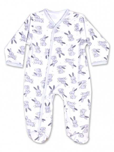 Комбинезон интерлок зайки/меланж