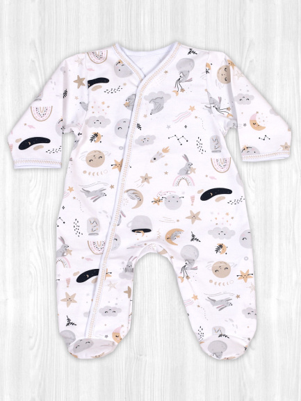 Комбинезон футер кролик/ракета