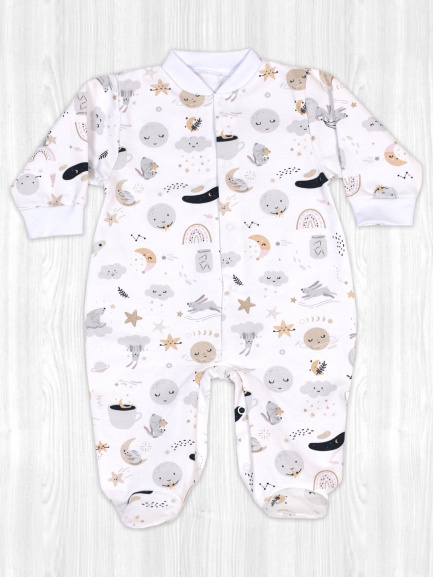 Комбинезон футер кролик/ракета