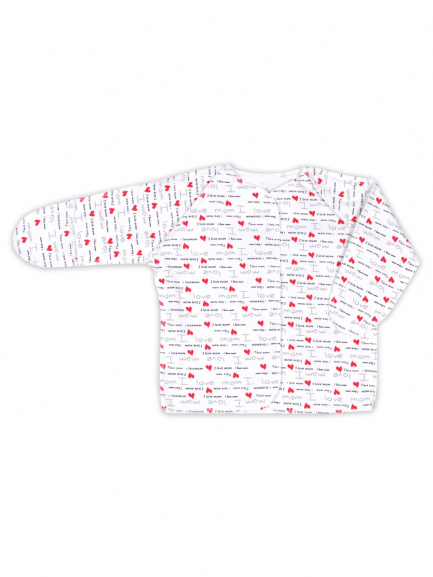 Распашонка о/з рук. на кнопках интерлок