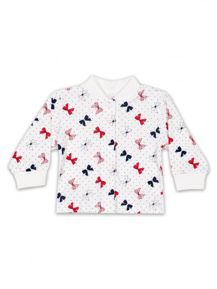 Кофта для новорожденного бант/красный